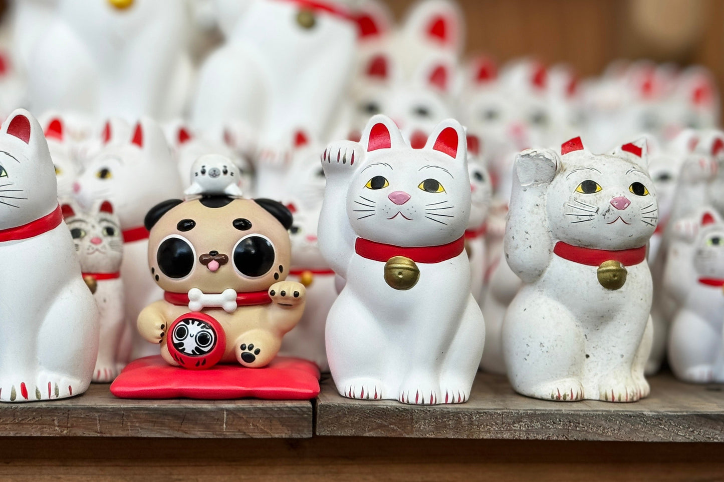 Gus the Pug 'Maneki Puggo' Soft Vinyl Toy