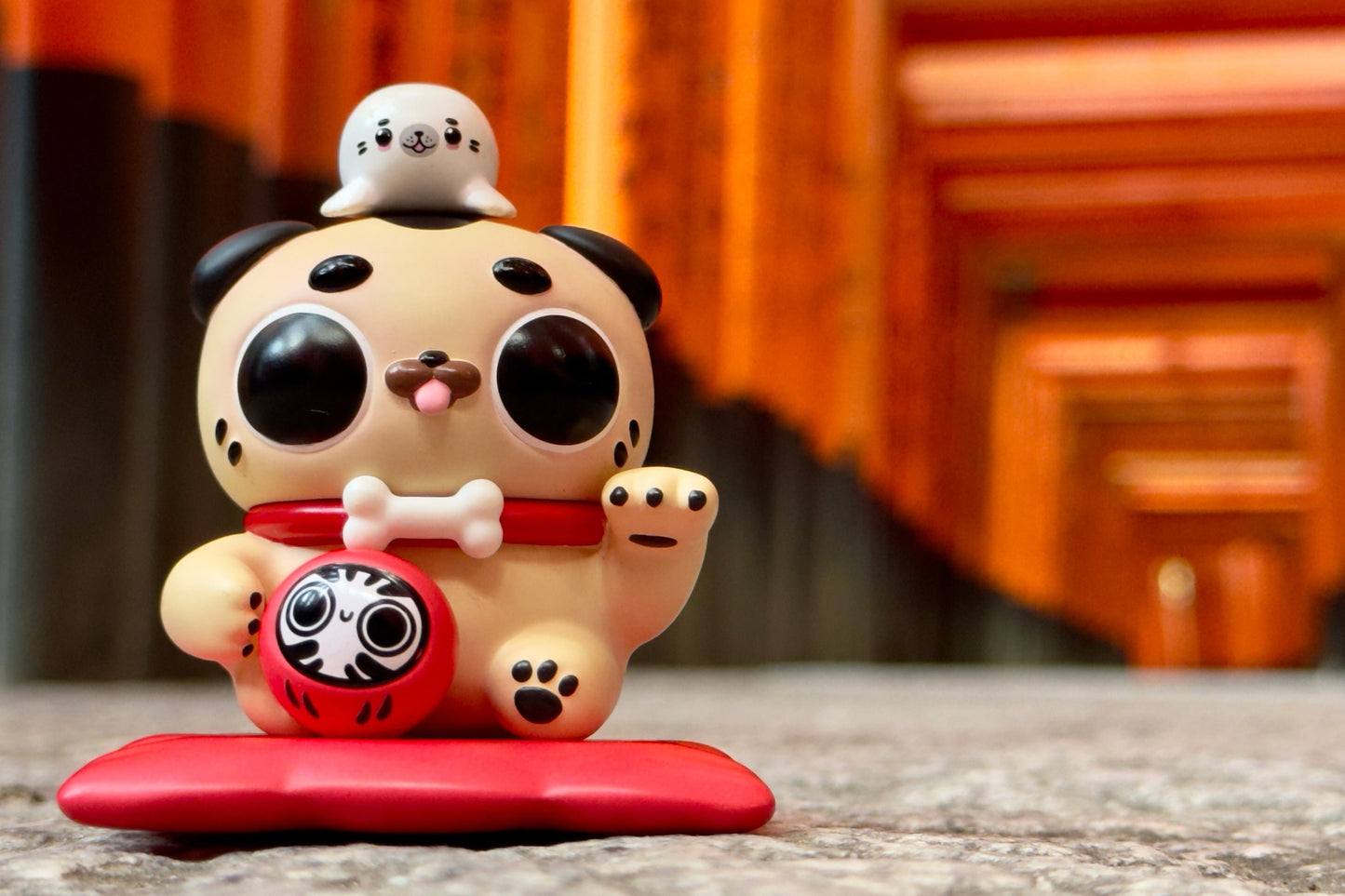 Gus the Pug 'Maneki Puggo' Soft Vinyl Toy